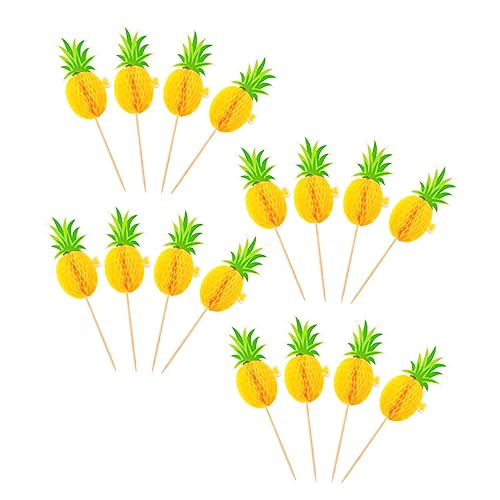UKCOCO 30 Stück Kuchendekorationseinsatz Tiki Flamingo-Kuchendekorationen Ananaskuchen dekorieren Hochzeitsdeko Obst-Food-Stick geburtstagstorte dekorationen Holz Yellow UKCOCO 30 Stück Kuchendekorationseinsatz Tiki Flamingo-Kuchendekorationen Ananaskuchen dekorieren Hochzeitsdeko Obst-Food-Stick geburtstagstorte dekorationen Holz Yellow von UKCOCO