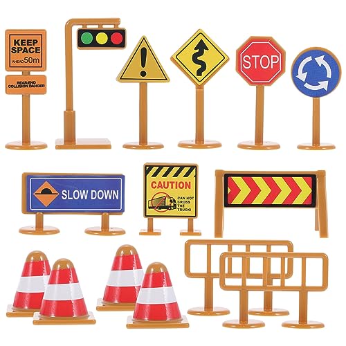 UKCOCO 30Stücke Mini Verkehrszeichen Teiliges für Lehrreiche Straßenverkehrszeichen für Kreatives Leicht und Tragbar für Drinnen und Draußen UKCOCO 30Stücke Mini Verkehrszeichen Teiliges für Lehrreiche Straßenverkehrszeichen für Kreatives Leicht und Tragbar für Drinnen und Draußen von UKCOCO