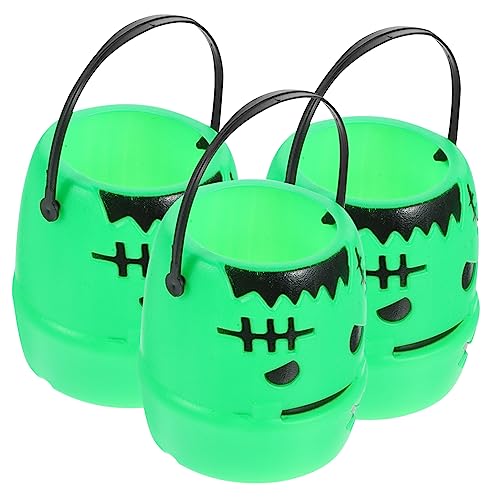 UKCOCO 3Stücke Halloween Kürbiskonbonhalter Süßigkeiteneimer mit Buntem Design für Halloween Feiern Aufbewahrung von Süßigkeiten Geschenken und Accessoires UKCOCO 3Stücke Halloween Kürbiskonbonhalter Süßigkeiteneimer mit Buntem Design für Halloween Feiern Aufbewahrung von Süßigkeiten Geschenken und Accessoires von UKCOCO