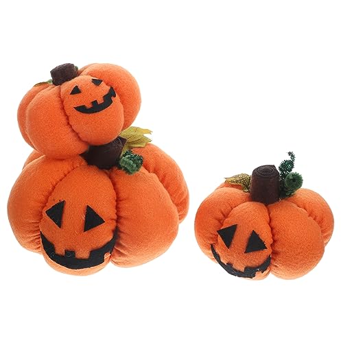 UKCOCO 3Stücke Kürbis Deko für Halloween Realistische und Langlebige Dekoration für Party für Fischtankgestaltung von UKCOCO