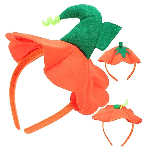 UKCOCO 3Stücke Teiliges Halloween Kürbis Stirnband für Cosplay Spaßige Haaraccessoires für Erwachsene für Halloween Partys UKCOCO 3Stücke Teiliges Halloween Kürbis Stirnband für Cosplay Spaßige Haaraccessoires für Erwachsene für Halloween Partys von UKCOCO