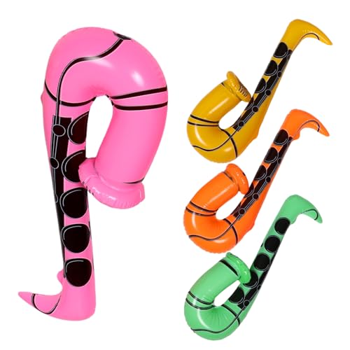 UKCOCO 4stücke Junge Mädchen Aufblasbare Saxophone Realistische Musikspielzeuge Für Partys Inflatable Instrumente Deko Für Kindergeburtstage Und Feiern Tragbar Und Einfach Zu Lagern UKCOCO 4stücke Junge Mädchen Aufblasbare Saxophone Realistische Musikspielzeuge Für Partys Inflatable Instrumente Deko Für Kindergeburtstage Und Feiern Tragbar Und Einfach Zu Lagern von UKCOCO