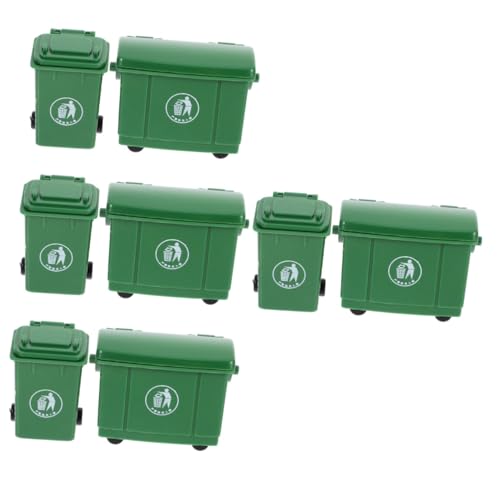 UKCOCO 4 Sätze Modell eines Sanitär-Mülleimers Mini -Mülldosen Puppenhaus-Miniaturen klein puppenhaus zubehör Mini Hausmülleimer Miniatur-Mülleimer- Plastik Green UKCOCO 4 Sätze Modell eines Sanitär-Mülleimers Mini -Mülldosen Puppenhaus-Miniaturen klein puppenhaus zubehör Mini Hausmülleimer Miniatur-Mülleimer- Plastik Green von UKCOCO