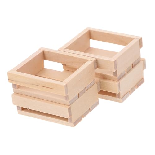 UKCOCO 4 Stück Aufbewahrungskorb aus Holz holzkiste Mini Holzkorb Kisten zur Dekoration Minikisten Puppenhaus-Obstkorb Mini-Hausverzierung Puppenhaus Obstregal hölzern Khaki UKCOCO 4 Stück Aufbewahrungskorb aus Holz holzkiste Mini Holzkorb Kisten zur Dekoration Minikisten Puppenhaus-Obstkorb Mini-Hausverzierung Puppenhaus Obstregal hölzern Khaki von UKCOCO
