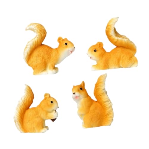 UKCOCO 4 Stück Eichhörnchen-verzierung Figur Dekoration Garten Eichhörnchen Rasen Winzig Gefälscht Handwerk Mini Ornament Im Freien Puppenbaum Tierstatuen Gelb Harz UKCOCO 4 Stück Eichhörnchen-verzierung Figur Dekoration Garten Eichhörnchen Rasen Winzig Gefälscht Handwerk Mini Ornament Im Freien Puppenbaum Tierstatuen Gelb Harz von UKCOCO