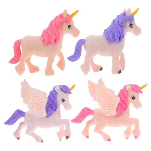 UKCOCO 4 Stück Kleiner Einhorn Figuren Niedliche Miniatur Einhorn Ornamente für Garten Bonsai und Landschaften für Freunde und Familie Langlebiges Material und Leicht UKCOCO 4 Stück Kleiner Einhorn Figuren Niedliche Miniatur Einhorn Ornamente für Garten Bonsai und Landschaften für Freunde und Familie Langlebiges Material und Leicht von UKCOCO