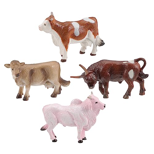 UKCOCO 4 Stück Mini-Kuh-Modell Zahlen Figuren Party Dekorationen Hochlandkuh- Miniaturkühe Miniatur-Kuh-Dekoration kleine Kuhverzierung realistische kuhverzierung Plastik UKCOCO 4 Stück Mini-Kuh-Modell Zahlen Figuren Party Dekorationen Hochlandkuh- Miniaturkühe Miniatur-Kuh-Dekoration kleine Kuhverzierung realistische kuhverzierung Plastik von UKCOCO