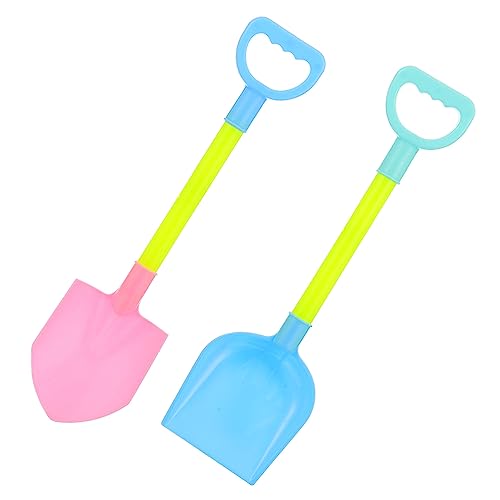 UKCOCO 4 Stück Teiliges Strandspielzeug Set aus Robustem Kunststoff Leichte Kindersand Schaufeln für Sommerlichen Sandspaß für Sandburgen Bauen Zufällige Farbe Zufällige Farbe von UKCOCO