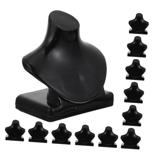 UKCOCO 40 Stück Miniatur-schmuckbüsten: Mini-halskettenhalter, Schmuck-Organizer Für Puppen – Schwarze Halskettenbüste Aus Kunststoff Für Puppenhaus-Display, Mini-Haus-Layout UKCOCO 40 Stück Miniatur-schmuckbüsten: Mini-halskettenhalter, Schmuck-Organizer Für Puppen – Schwarze Halskettenbüste Aus Kunststoff Für Puppenhaus-Display, Mini-Haus-Layout von UKCOCO