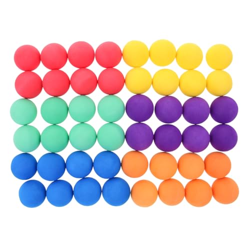 UKCOCO Schaumstoffball Klein Zum Werfen Für Billard Geburtstagspartys Und Spiele Drinnen Oder Draußen Langlebige Schwammbälle Für Kleinkinder Und Haustierspielzeug von UKCOCO