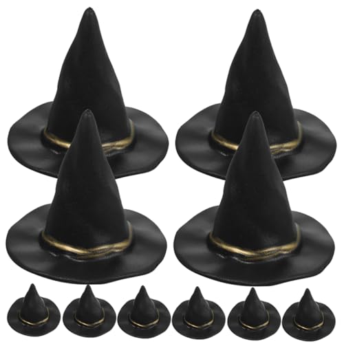 UKCOCO 48Stücke Hexenhut Halloween Dekoration für Puppenhaus DIY Bastelbedarf und Fotografie Schicke Hut Modelle für Kreative Feiern und Weinflaschen Accessoires UKCOCO 48Stücke Hexenhut Halloween Dekoration für Puppenhaus DIY Bastelbedarf und Fotografie Schicke Hut Modelle für Kreative Feiern und Weinflaschen Accessoires von UKCOCO