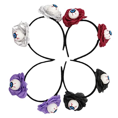 UKCOCO 4Stücke Halloween Eye Ball Stirnbänder Kopfaccessoires für Kostümpartys Leicht und Bequem für Halloween und Cosplay Veranstaltungen UKCOCO 4Stücke Halloween Eye Ball Stirnbänder Kopfaccessoires für Kostümpartys Leicht und Bequem für Halloween und Cosplay Veranstaltungen von UKCOCO