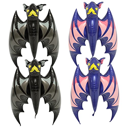 UKCOCO 4Stücke Halloween Fledermaus Folienballons Gruselige Deko für Halloween Partys und Aufblasbar für Events UKCOCO 4Stücke Halloween Fledermaus Folienballons Gruselige Deko für Halloween Partys und Aufblasbar für Events von UKCOCO