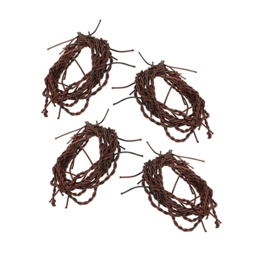 UKCOCO 4Stücke Halloween Stacheldraht Dekoration Gefälschter Verrosteter Draht für Western und Cowboy Motto Partys Realistische Requisite für Spukhaus und Festlichkeiten UKCOCO 4Stücke Halloween Stacheldraht Dekoration Gefälschter Verrosteter Draht für Western und Cowboy Motto Partys Realistische Requisite für Spukhaus und Festlichkeiten von UKCOCO