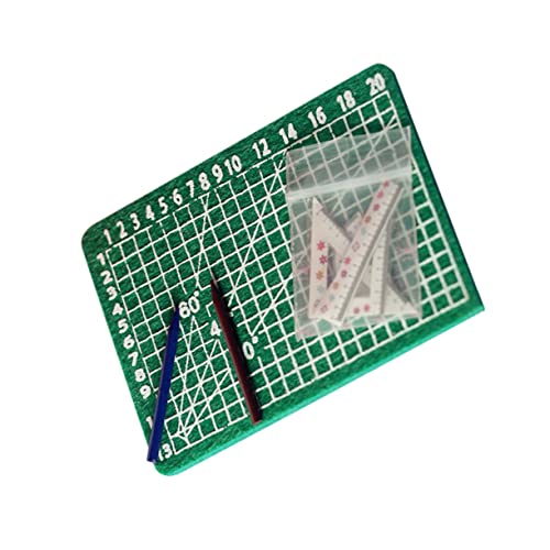 UKCOCO 5 Stück Maßstab Material Selbstheilend Realistische Puppenhaus Zubehör Präzise Miniatur Basteln und Dekoration von UKCOCO