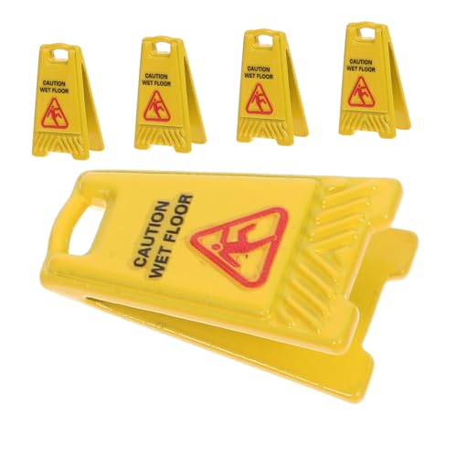 UKCOCO 5 Stück Puppenhausdekoration Dollhouse Warning Vorsichtszeichen Mini -Nassschildboden Miniaturbodenschild Feengartenzubehör Bodenwarnschild Miniatur Puppenhauszubehör Legierung UKCOCO 5 Stück Puppenhausdekoration Dollhouse Warning Vorsichtszeichen Mini -Nassschildboden Miniaturbodenschild Feengartenzubehör Bodenwarnschild Miniatur Puppenhauszubehör Legierung von UKCOCO