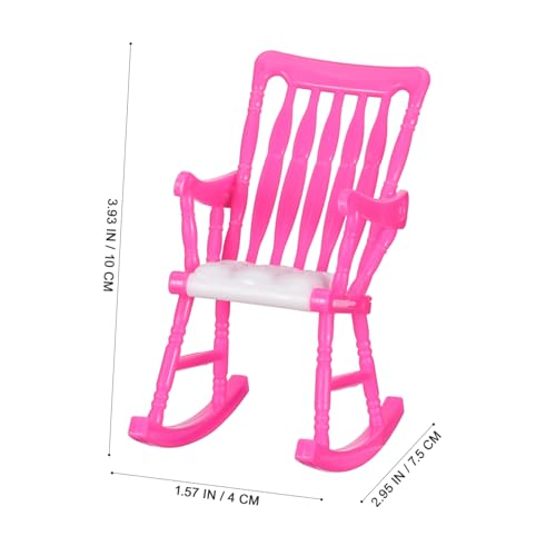 UKCOCO 5 Stück Teiliges Mini Schaukelstuhl aus Robustem Kleine Puppenhausmöbel Zubehör für Rollenspiele Bunte Mini Stühle als Dekorative Puppenhaus Ergänzung Geeignet für Zufällige Farbe UKCOCO 5 Stück Teiliges Mini Schaukelstuhl aus Robustem Kleine Puppenhausmöbel Zubehör für Rollenspiele Bunte Mini Stühle als Dekorative Puppenhaus Ergänzung Geeignet für Zufällige Farbe von UKCOCO