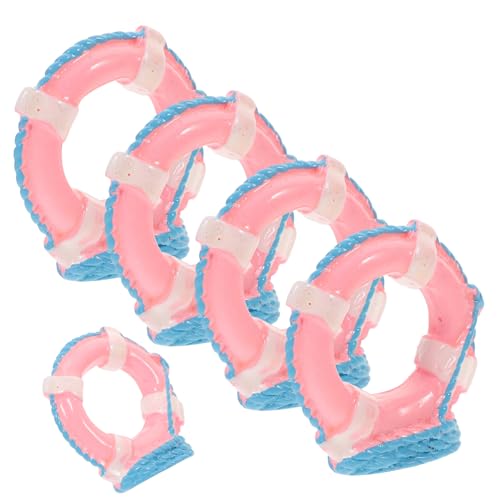UKCOCO 5 Stück Teiliges Mini Schwimmringe Puppenhaus Deko Realistische Rettungsring Modelle Handliche DIY Miniatur Lebensretter Vielseitige Mediterrane Hausdekoration Rosa UKCOCO 5 Stück Teiliges Mini Schwimmringe Puppenhaus Deko Realistische Rettungsring Modelle Handliche DIY Miniatur Lebensretter Vielseitige Mediterrane Hausdekoration Rosa von UKCOCO