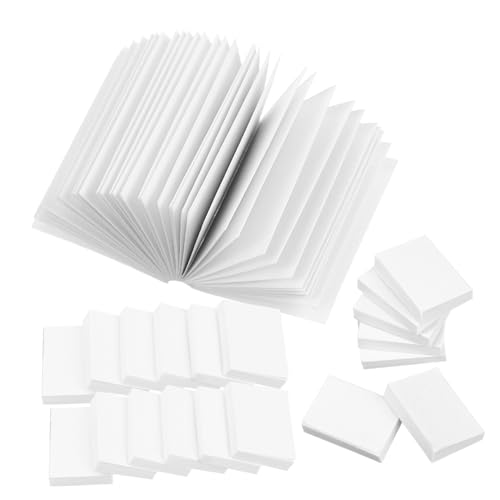 UKCOCO 50 Stück Mini-buchspielzeug Miniatur Bücher Puppenhaus Buch Kleines Buchspielzeug Mini -puppenhaus Winziges Buch Objekt Hobby Mini-buchrohlinge Weiß Papier von UKCOCO