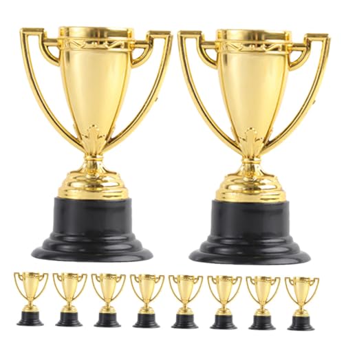 UKCOCO 50Stücke Kunststoff Trophäen für Langlebige Pokale für Kindergartenaktivitäten Trophäen zur Belohnung bei Wettbewerben Realistische und Stabile Ausführung von UKCOCO