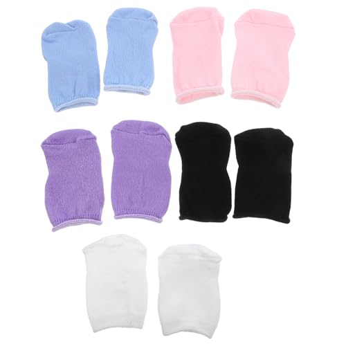 UKCOCO 5Paare Puppensocken Minisocken Puppenzubehör Wiederverwendbar und Langlebig Puppenkostüme und Spielzeugoutfits Fördert Kreativität und Fantasie von UKCOCO