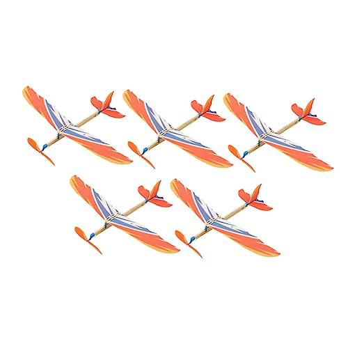 UKCOCO 5Stücke DIY Flugzeug Gummiband Segelflugzeuge für Lernspielzeug Hand Augen Koordination Zufällige Farben für Jungen UKCOCO 5Stücke DIY Flugzeug Gummiband Segelflugzeuge für Lernspielzeug Hand Augen Koordination Zufällige Farben für Jungen von UKCOCO