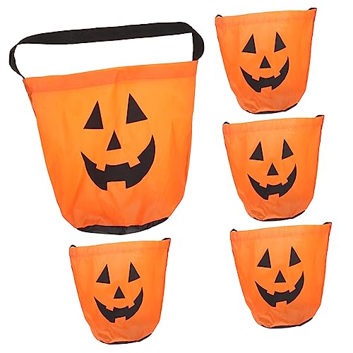 UKCOCO 5Stücke Halloween Kürbis Geschenktaschen Robuste Süßigkeitentaschen für Party und Leckereien für Halloween Dekoration UKCOCO 5Stücke Halloween Kürbis Geschenktaschen Robuste Süßigkeitentaschen für Party und Leckereien für Halloween Dekoration von UKCOCO