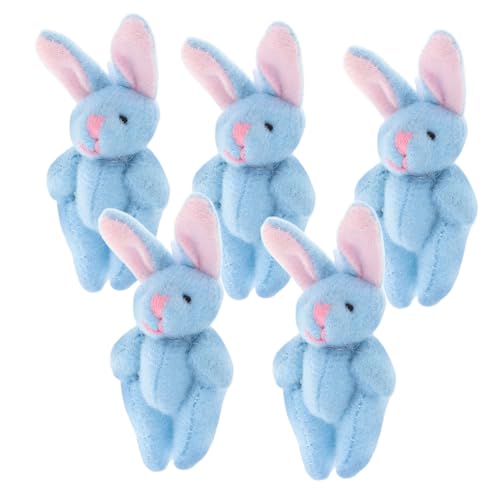 UKCOCO 5Stücke Kleine Hasenpuppe Teiliges Entzückende Stofftiere für Plüschspielzeug für Osterfeiern UKCOCO 5Stücke Kleine Hasenpuppe Teiliges Entzückende Stofftiere für Plüschspielzeug für Osterfeiern von UKCOCO