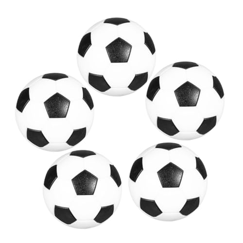 UKCOCO 5Stücke Mini Tischfußball Bälle Austauschbare Tischfußballbälle für Robustes Einfaches Austauschen und Langlebige Nutzung für Mini Fußballtische von UKCOCO