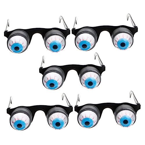 UKCOCO 5Stücke Teiliges Gruselige Halloween Brille Lustige Augenmaske für Kostümparty Cosplay und Bühnenperformance Kreative Requisite für Halloween UKCOCO 5Stücke Teiliges Gruselige Halloween Brille Lustige Augenmaske für Kostümparty Cosplay und Bühnenperformance Kreative Requisite für Halloween von UKCOCO