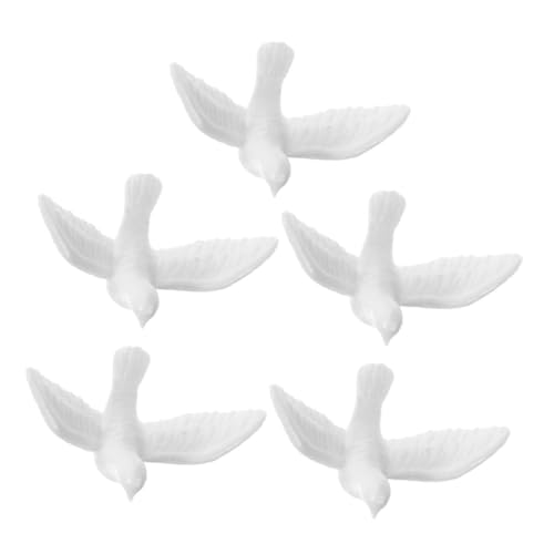 UKCOCO 5Stücke Teiliges Taubenfiguren aus Resin Realistische Vogeldarstellung für Puppenhaus und Garten für DIY Projekte und Kreative Dekorationen UKCOCO 5Stücke Teiliges Taubenfiguren aus Resin Realistische Vogeldarstellung für Puppenhaus und Garten für DIY Projekte und Kreative Dekorationen von UKCOCO
