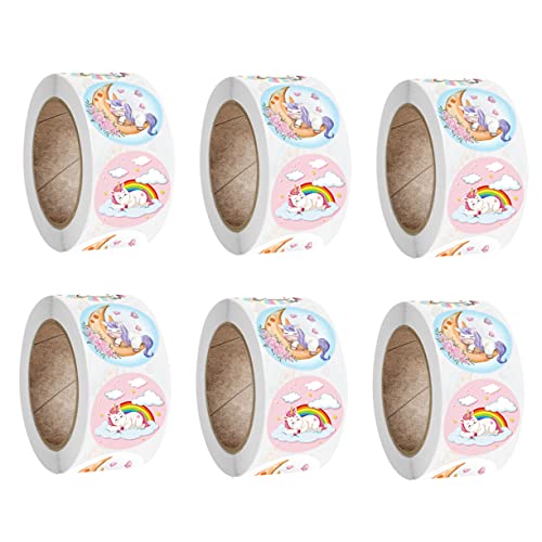 UKCOCO 6 Rollen Tieraufkleber Selbstklebende Belohnungssticker mit Niedlichen Tiermotiven für Scrapbooking und Partydekoration Wasserfest und Leicht Abziehbar UKCOCO 6 Rollen Tieraufkleber Selbstklebende Belohnungssticker mit Niedlichen Tiermotiven für Scrapbooking und Partydekoration Wasserfest und Leicht Abziehbar von UKCOCO