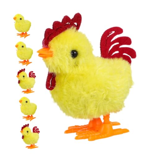 UKCOCO 6 Stück Aufziehtiere Streich Geräuschmacher Osterparty Gastgeschenke Hühner Windspiele Kinderspielzeug Großpackung Küken Für Ostern Halloween Zubehör Kunststoff UKCOCO 6 Stück Aufziehtiere Streich Geräuschmacher Osterparty Gastgeschenke Hühner Windspiele Kinderspielzeug Großpackung Küken Für Ostern Halloween Zubehör Kunststoff von UKCOCO