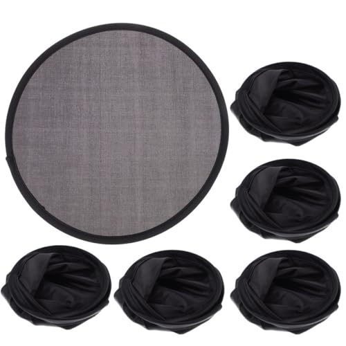 UKCOCO 6 Stück Handfächer Für Sommer Rosa Hochzeit Persönlicher Fächer Runder Handfächer Faltbar Kleiner Runder Fächer Faltbarer Runder Fächer Runder Faltbarer Fächer Kompakter von UKCOCO