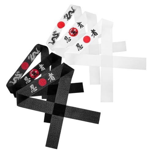 UKCOCO 6stücke Stirnbänder Für Mädchen Für Karate Kostümpartys Und Thematische Feiern Vielseitige Bandanas Für Kreative Anlässe von UKCOCO