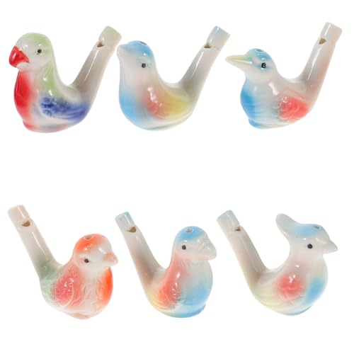 UKCOCO 6 Stück Teiliges Keramik Vogelpfeifen Musikalisches Kinderspielzeug für Jahre Wassergefüllte Trillerpfeifen Langlebige Geburtstagsgeschenke Multifunktionale Dekoration für UKCOCO 6 Stück Teiliges Keramik Vogelpfeifen Musikalisches Kinderspielzeug für Jahre Wassergefüllte Trillerpfeifen Langlebige Geburtstagsgeschenke Multifunktionale Dekoration für von UKCOCO