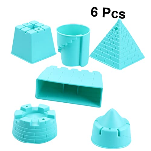 UKCOCO 6 Stück Teiliges Strandspielzeug Set aus Sicherem Kunststoff Leichtes Sandbagger für Ab Jahren Kreatives Sandgraben und Bauen Am Strand und Sandkasten Bunte Zufällige Farbe von UKCOCO