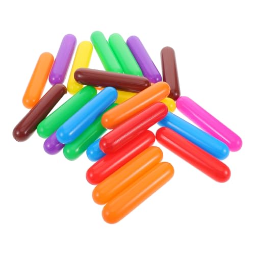 UKCOCO 60 Stück Ozeanball Abziehen Gymnastikball Farbiger Wasserball Ozeankugelbecken Für Spielplatz Ausrüstung Sommervorräte Kinderspielkugeln Plastik von UKCOCO