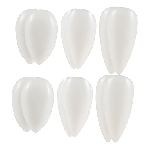 UKCOCO 6Paare Halloween Vampirzähne Cosplay Falsche Zähne für Requisiten für Halloween und Themenpartys von UKCOCO