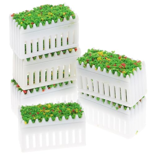UKCOCO 6Stücke Blumenbeete aus Harz für Puppenhaus Dekoration Pflanzen für Feengarten und Modelllandschaften für Wohnzimmer und Gartenbereich UKCOCO 6Stücke Blumenbeete aus Harz für Puppenhaus Dekoration Pflanzen für Feengarten und Modelllandschaften für Wohnzimmer und Gartenbereich von UKCOCO