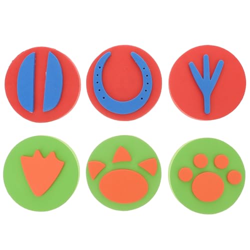 UKCOCO 6Stücke Eva Stempel für Graffiti Zeichnen mit Niedlichen Tiermotiven Robuste Handstempel für Kreative Kunstprojekte für Bastelarbeiten und Frühkindliche UKCOCO 6Stücke Eva Stempel für Graffiti Zeichnen mit Niedlichen Tiermotiven Robuste Handstempel für Kreative Kunstprojekte für Bastelarbeiten und Frühkindliche von UKCOCO