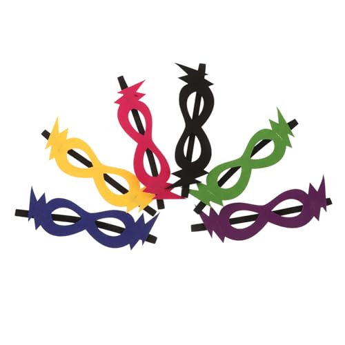 UKCOCO 6Stücke Kreative Filz Masken für Halloween Maskerade Farben Spaß für Ganze Familie für Kostümpartys und Verkleidungen UKCOCO 6Stücke Kreative Filz Masken für Halloween Maskerade Farben Spaß für Ganze Familie für Kostümpartys und Verkleidungen von UKCOCO