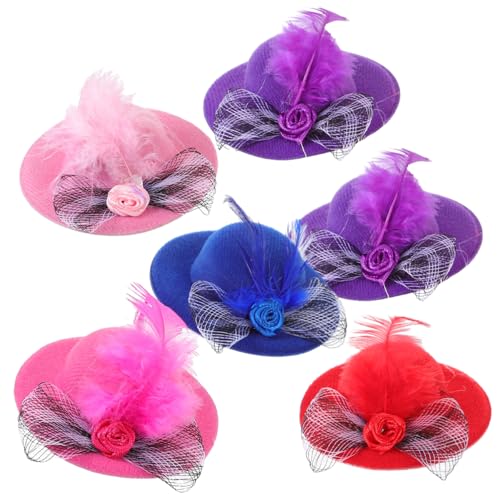 UKCOCO 6Stücke Mini Teeparty Hüte zum Selbermachen Haar Accessoires für Puppen Leicht und Langlebig für DIY Projekte Mini Feiern und Bastelarbeiten UKCOCO 6Stücke Mini Teeparty Hüte zum Selbermachen Haar Accessoires für Puppen Leicht und Langlebig für DIY Projekte Mini Feiern und Bastelarbeiten von UKCOCO