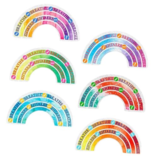 UKCOCO 6Stücke Ruhige Aufkleber für Unruhige Menschen Strukturiertes Selbstklebendes Design für Stressabbau und Sensorisches Spiel Schule UKCOCO 6Stücke Ruhige Aufkleber für Unruhige Menschen Strukturiertes Selbstklebendes Design für Stressabbau und Sensorisches Spiel Schule von UKCOCO