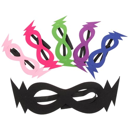 UKCOCO 6Stücke Teiliges Karnevalsmaske für Halloween Cosplay Maskerade und Geburtstagsfeiern Weiche und Bequeme Augenbinde UKCOCO 6Stücke Teiliges Karnevalsmaske für Halloween Cosplay Maskerade und Geburtstagsfeiern Weiche und Bequeme Augenbinde von UKCOCO