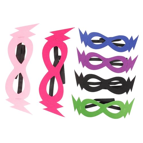 UKCOCO 6Stücke Teiliges Masken für Kostüm Requisite für Karneval Halloween Cosplay und Geburtstagsfeiern von UKCOCO