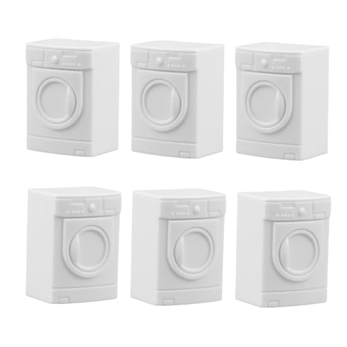 UKCOCO 6Stücke Teiliges Puppenwaschmaschinen Realistisches Puppenhaus Möbelzubehör für Kreatives DIY Puppenhaus Modell für Sammler Fördert die Fantasie UKCOCO 6Stücke Teiliges Puppenwaschmaschinen Realistisches Puppenhaus Möbelzubehör für Kreatives DIY Puppenhaus Modell für Sammler Fördert die Fantasie von UKCOCO