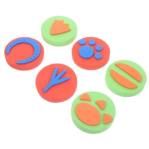 UKCOCO 6Stücke Tiermotive Handstempel für Kreatives Malspielzeug aus Hochwertigem Eva Material für Frühe Bildung Bastelprojekte und Familienaktivitäten in Zufälligen Farben UKCOCO 6Stücke Tiermotive Handstempel für Kreatives Malspielzeug aus Hochwertigem Eva Material für Frühe Bildung Bastelprojekte und Familienaktivitäten in Zufälligen Farben von UKCOCO