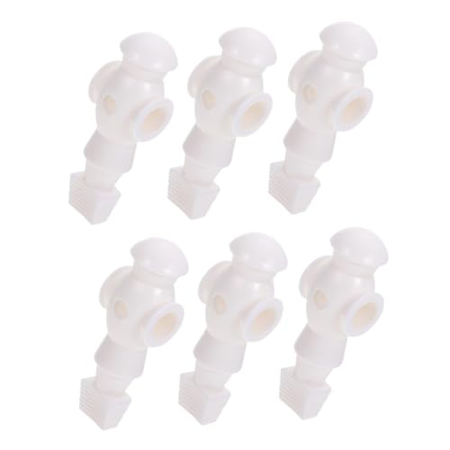 UKCOCO 6Stücke Tischfußball Figuren Robuste Spieler für Tischfußballspiele Einfache Installation Ersatzteile für Erwachsene Klassisches Design von UKCOCO