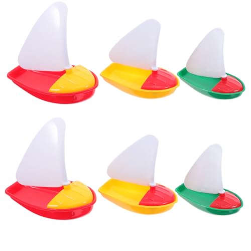 UKCOCO 6Stücke Wasser Segelboot für Lustige Strand Spielwaren Zufälligen Farben für Pool und Strand Aktivitäten von UKCOCO